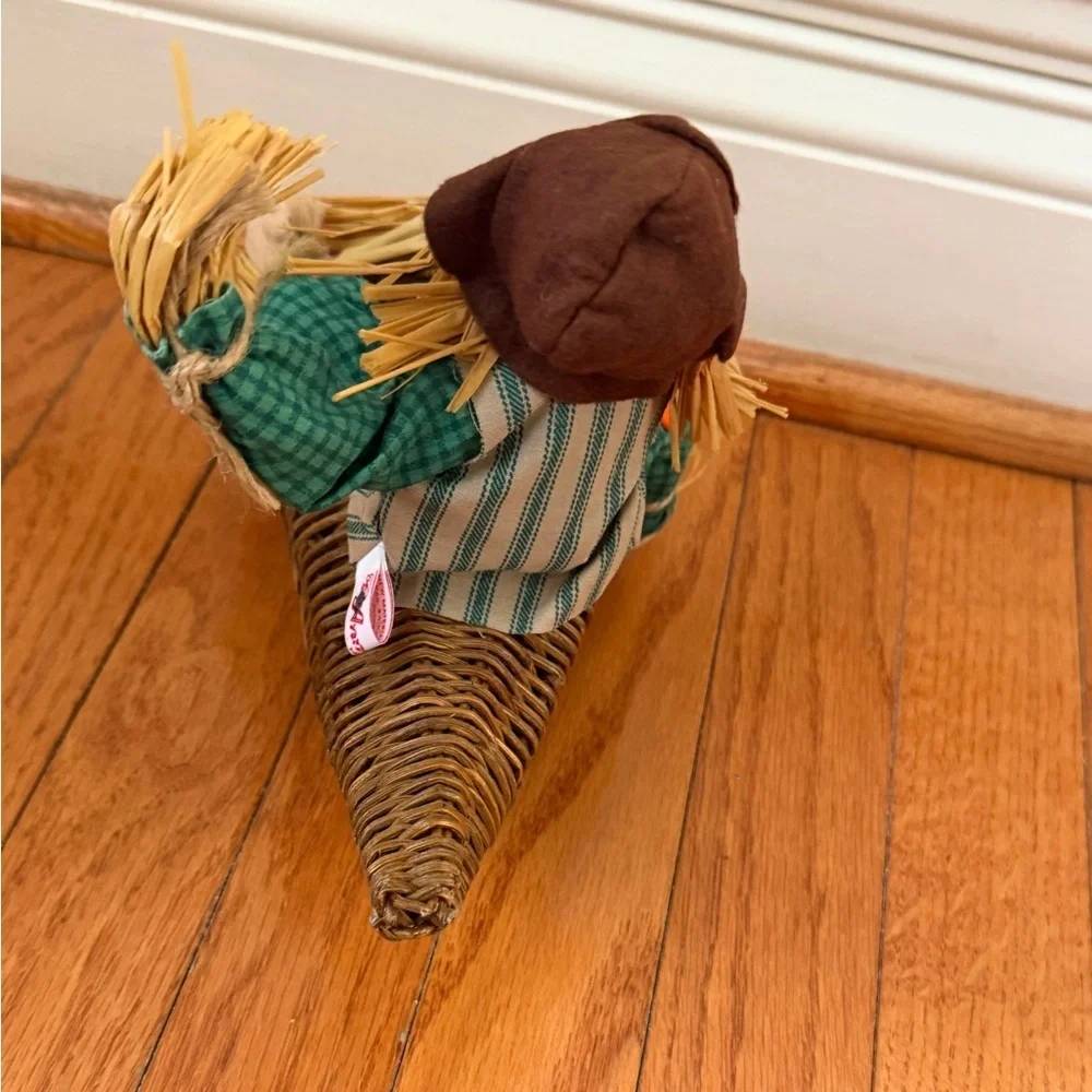 Annalee Scarecrow Basket fall Harvest Decor cornucopia 1997 Thanksgiving - Picture 9 of 12